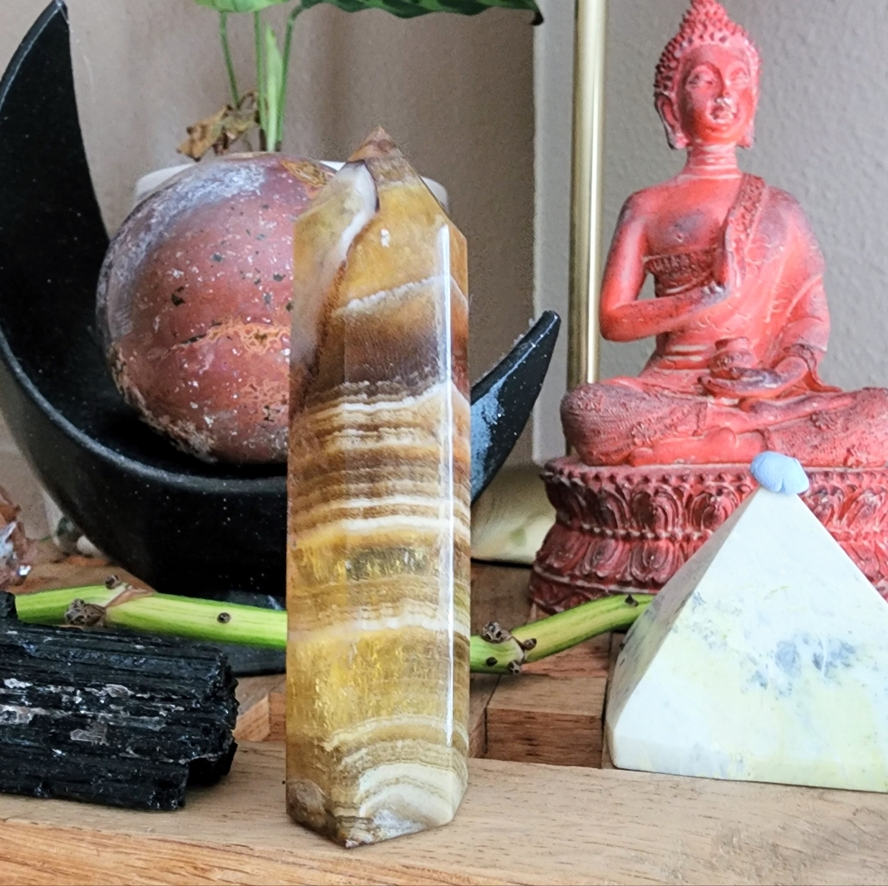 Yellow Fluorite Tower